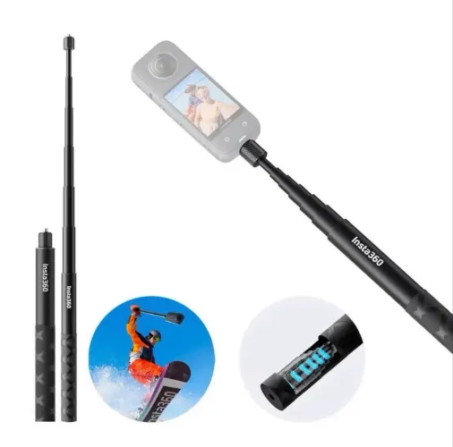 Bastão De Selfie Insta360 Invisível 114 Cm