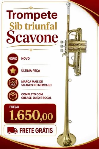Trompete Sib TRIUNFAU Scavone