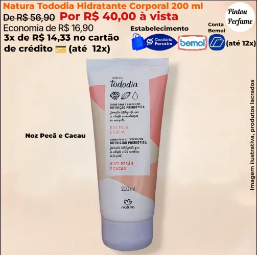 Natura Tododia em Promoção