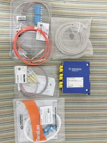Lote Fibra Óptica E Automação - Hirschmann, Belden E Furukawa (Novo)
