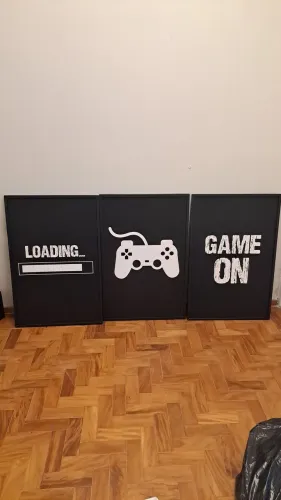 Kit 03 Quadros Gamers