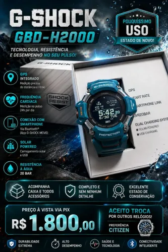 Relógio Casio GBD-H2000 