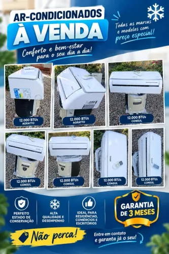 Ar condicionado vários modelos