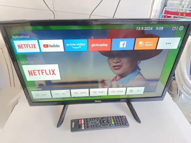 TV SMART PHILCO 24 POLEGADAS SMART