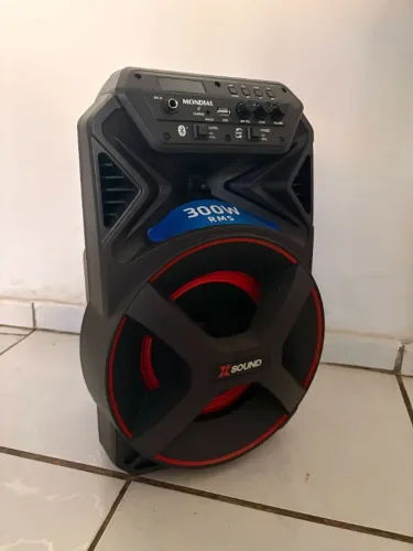 Caixa Amplificada Mondial 300W Bivolt CM-300-N