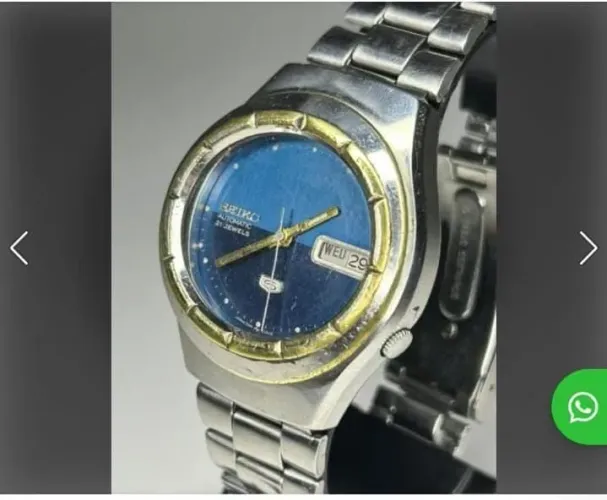 Relógio seiko raro *! Acabado de fazer limpeza,, manutenção e revisão ?950