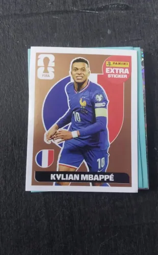 figurinha kylian mbappe bronze