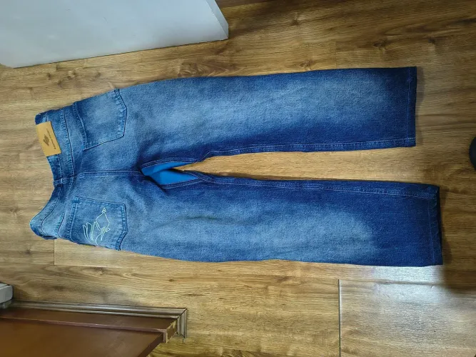 Calça jeans Motociclista com proteções 