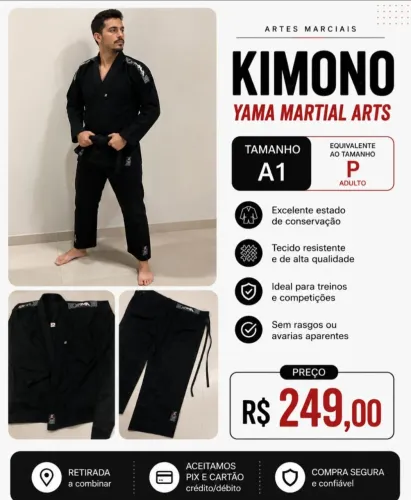 Kimono Jiu-jitsu A1 (P adulto)