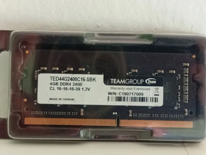 Memória notebook 4gb DDR4