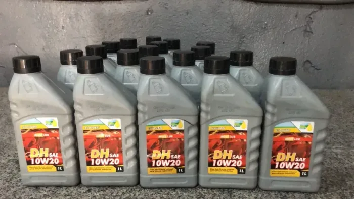 Kit com 18 Óleo De Direção Hidráulica 10w20 Dh Sae 1 Litro Ecolubri