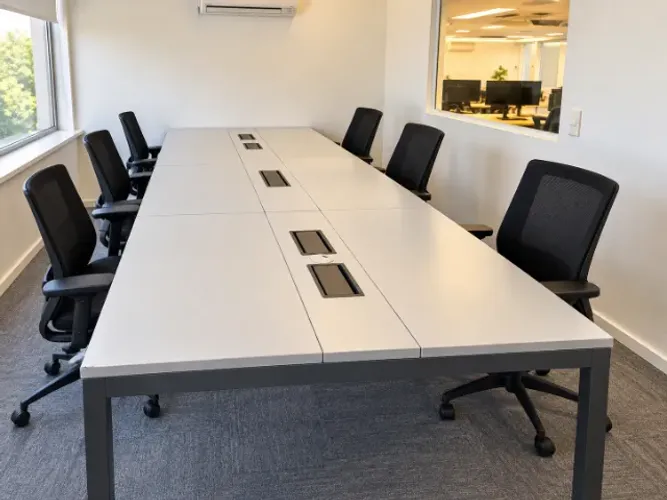 6 estações de trabalho (mesa escritorio)