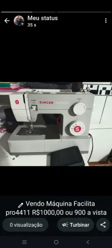 Vendo Máquina Singer 4411