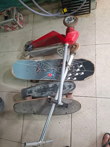 Skates e patinetes