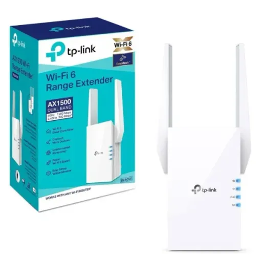 TP-LINK WIFI 6 RE505X AX1500 DUAL BAND EXTENSÃO WIFI
