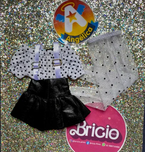 Roupinha boneca Angélica Da Estrela