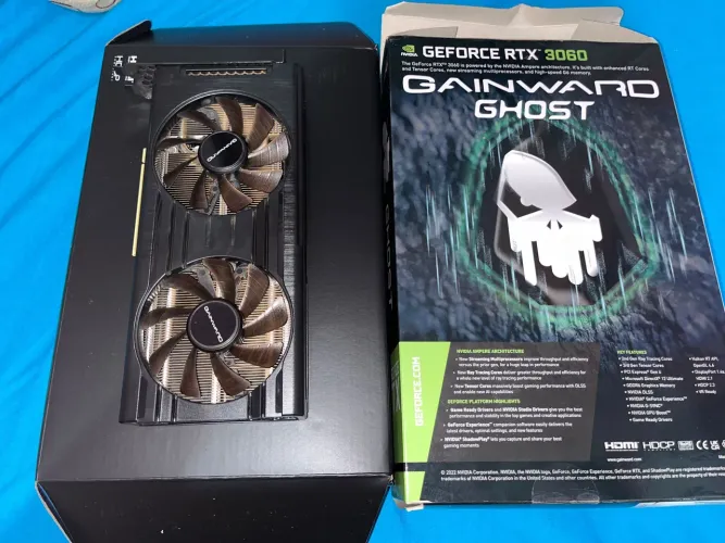 RTX 3060 12GB Gainward Ghost ? Muito bem conservada + Nota Fiscal