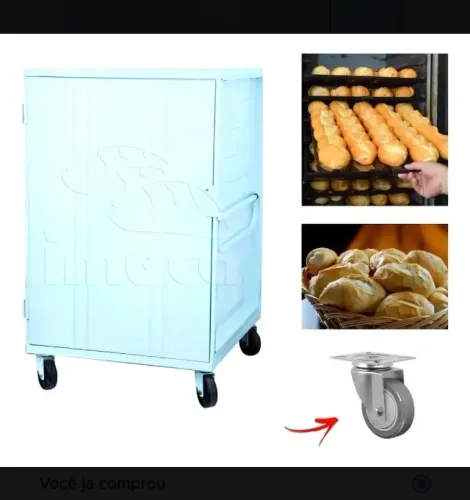 Armário para Pães/Salgados 10 esteiras