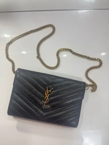 Bolsa ysl envelope preta original