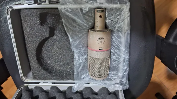 Microfone condensador akg c400 raridade