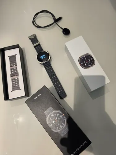 Galaxy watch ultra prata