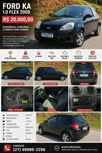 Ford KA 1.0 8v/1.0 8V ST Flex 3P 2009