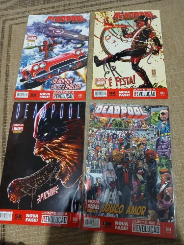 HQ Deadpool - Coleção Completa - Série 3 - Edições N° 01 A 13