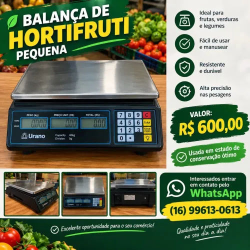 Vende-se Balança de Hortifruti