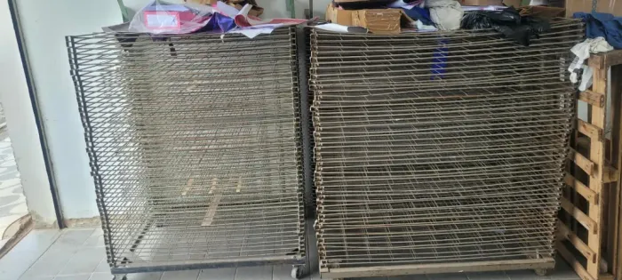 secador grade metalica para serigrafia