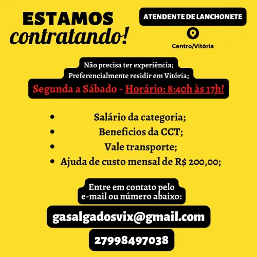 Lanchonete - Centro de Vitória