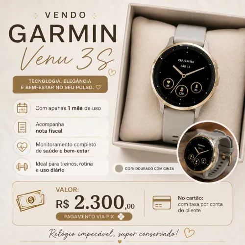 Garmin Venu 3s | NOVO