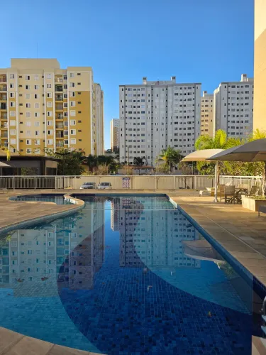 Apartamento mobiliado para locação 2 quartos 1 vaga Condominio Doce Vida Portal dos Ipês (