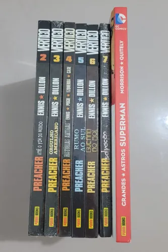 HQs Grandes Astros Superman Preacher 2 3 4 5 6 7 8 (ler descrição antes de  comprar)
