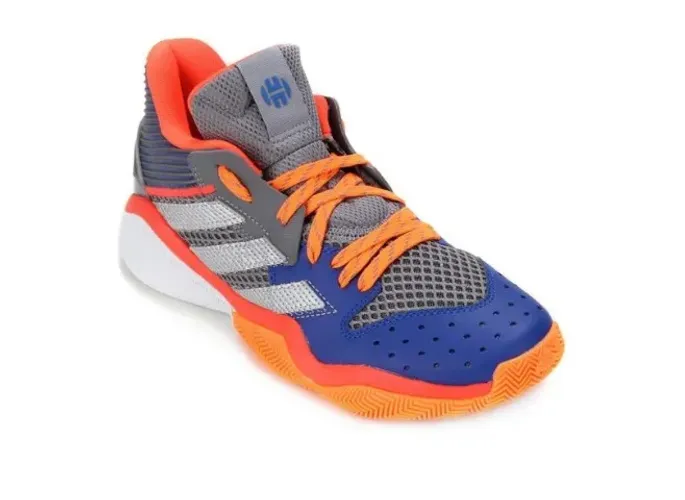 Tênis Adidas Harden Stepback Basquete Laranja e Azul Original - Novo Tam 42