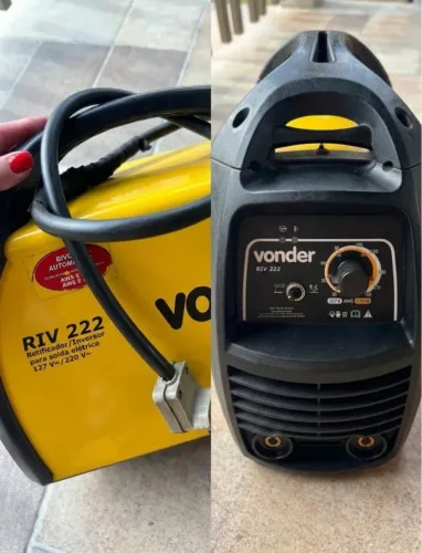 Inversora de Solda Vonder RIV 222 Bivolt Automático (127 V / 220 V)