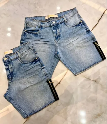 Bermuda jeans masculina