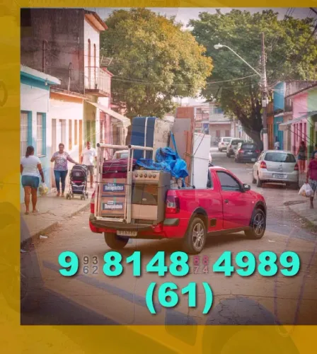 Frete rápido! 61?9?9418?9891 - W1G2 - Transporte seguro e eficiente para sua mudança!