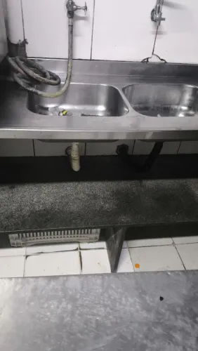 Pia industrial duas cubas