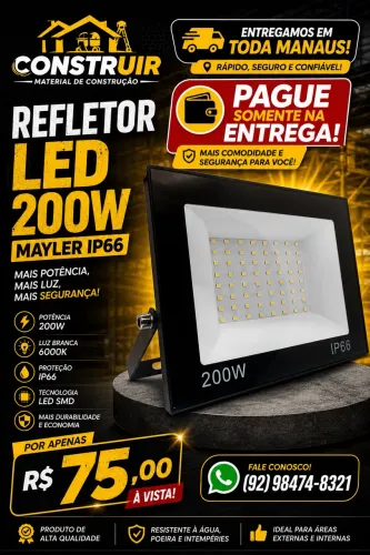 Refletor led 200w