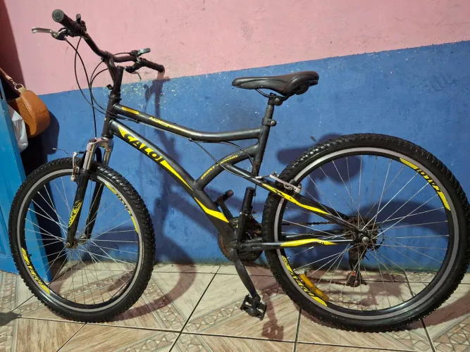 Bicicleta Caloi andes aro 26 top toda completa faço entrega grátis 
