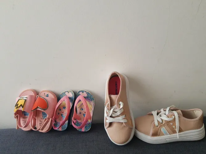 Lote de calçados infantil ortobaby novo número 27