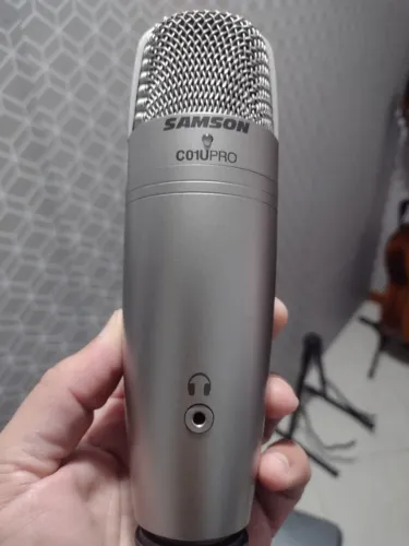 Microfone Condensador Samson CO1U Pro USB
