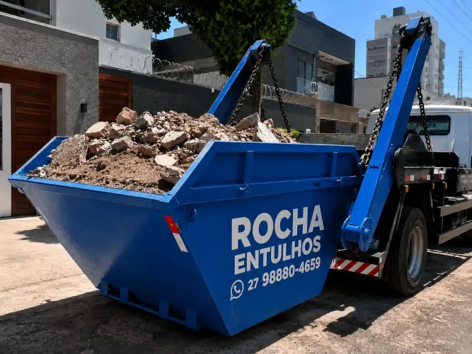 Caçamba de entulho 