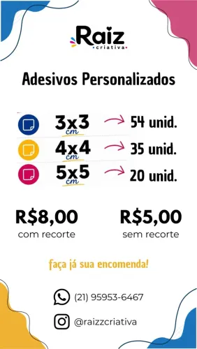 Adesivos personalizados