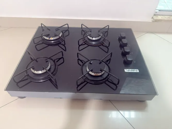 Cooktop win flat 4 bocas acendedor  manual