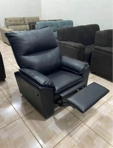 Poltrona Retrátil e Reclinável Premium Courino ( Direto da Fábrica )