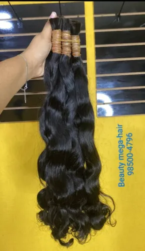 Cabelo humano na promoção