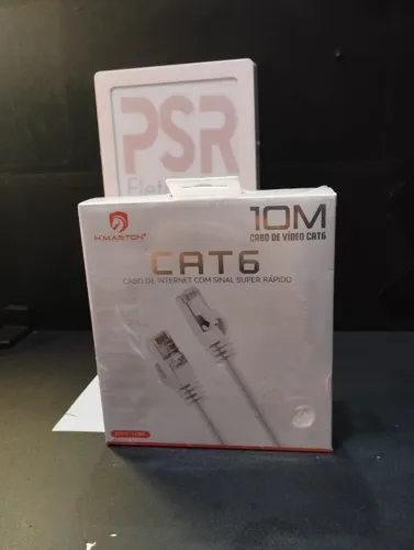 Cabo de Rede Ethernet - RJ45 Internet Rápida cat6 10M 