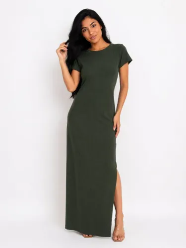 4 vestido canelado 
