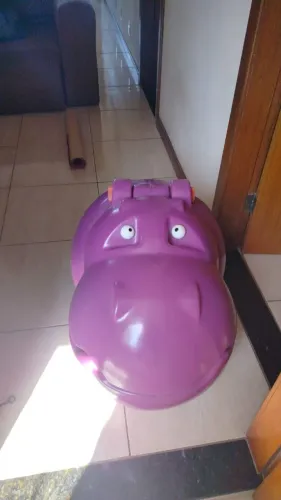 Baú xalingo hipopótamo para Guardar brinquedos